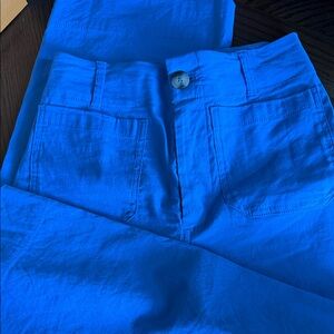 Maeve Colette  Blue Wide Leg Pants